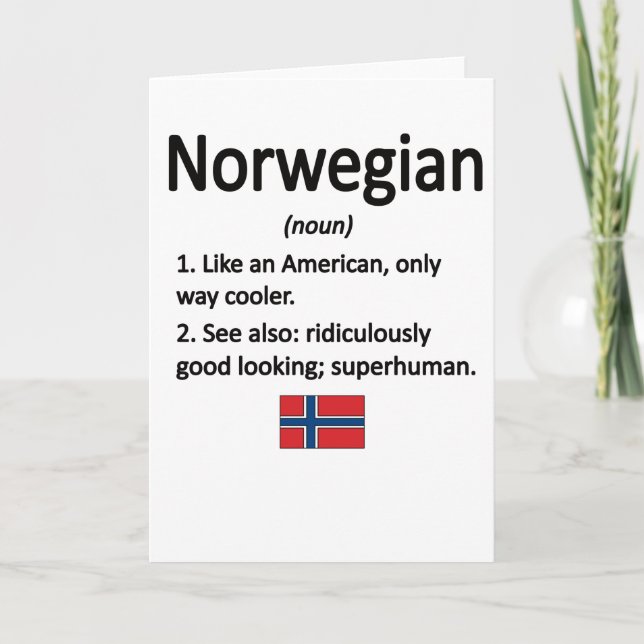 Norsk Norge för rötter Flagga Norskt kulturarv Kort (Framsida)