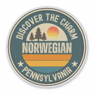 Norsk, Pennsylvania Klistermärken