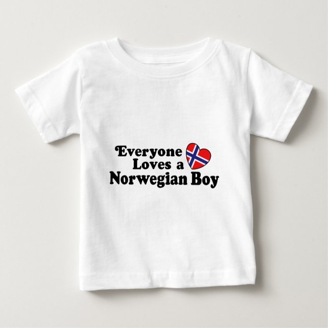Norsk pojke t-shirt (Framsida)