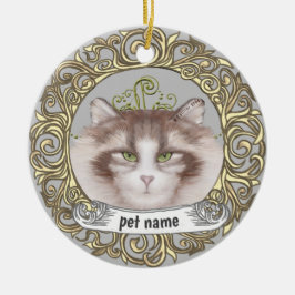 Norsk Skogkatt Kärleksminne ornament