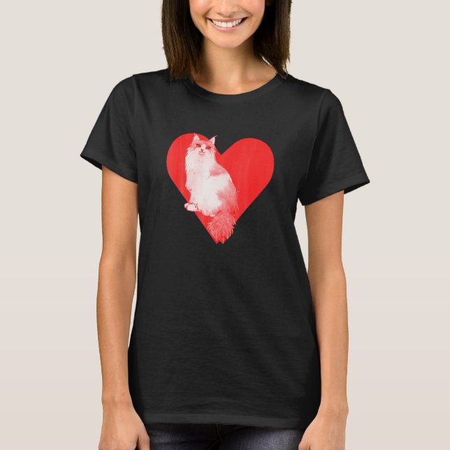 Norsk Skogkatt T Shirt (Framsida)