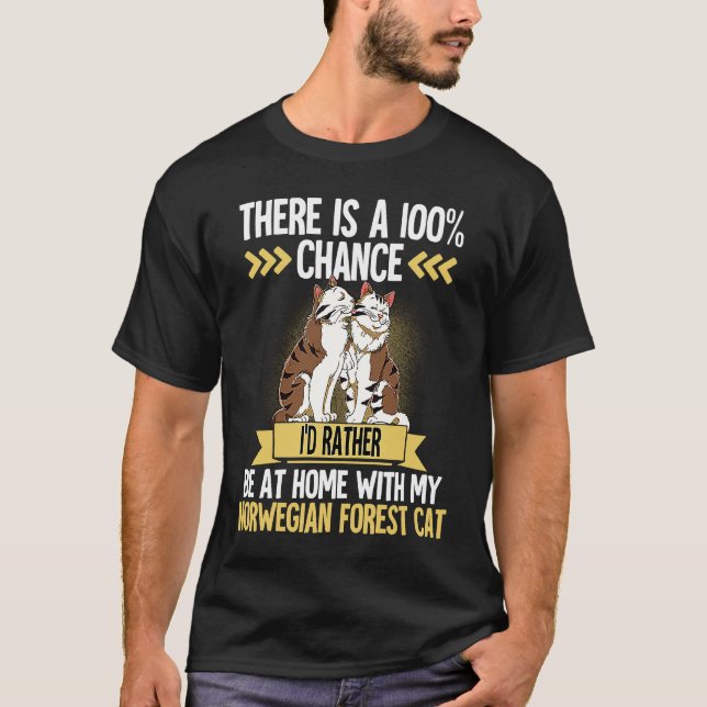Norsk Skogskatt  1 T Shirt (Framsida)