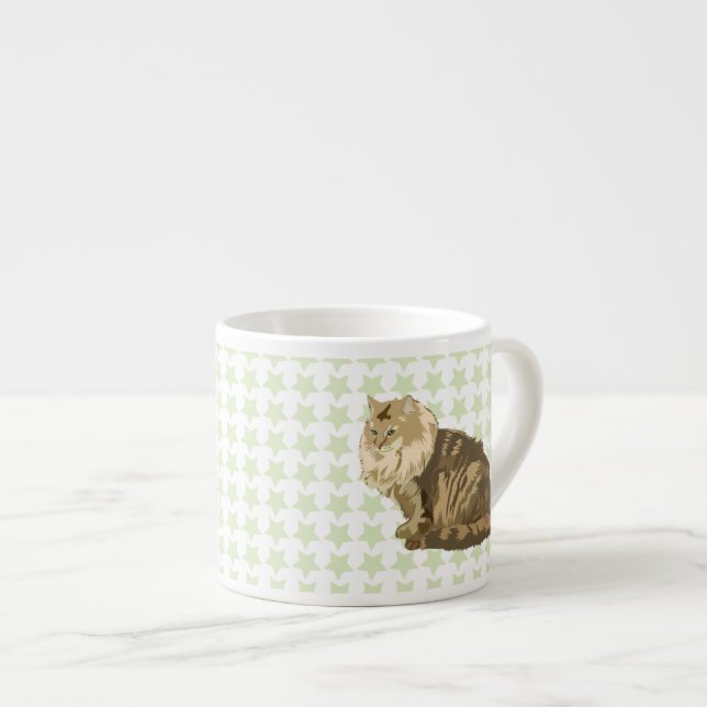Norsk skogskatt espressomugg (Framsida höger)