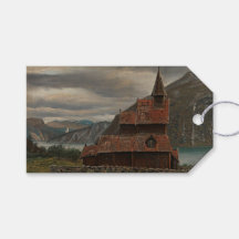 Norsk stavkyrka (av Knud Baade)