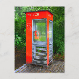 Norsk telefonbooth vykort