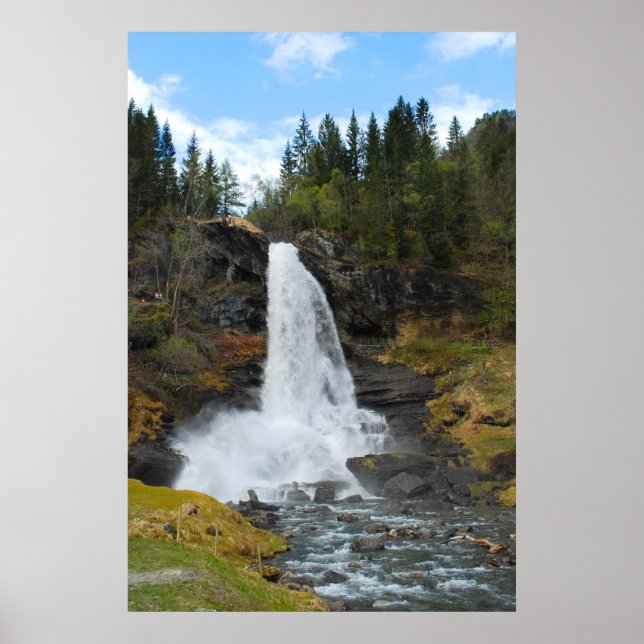 Norsk vattenfallsPoster Poster (Framsidan)