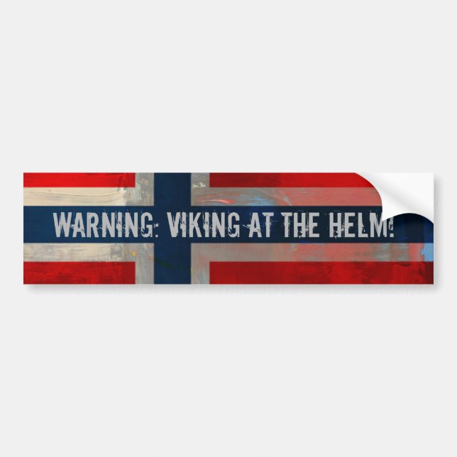 Norsk Viking bildekal (Framsidan)