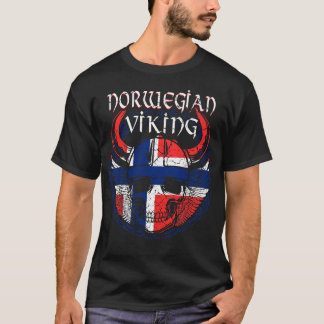 Norsk Viking Skull T Shirt