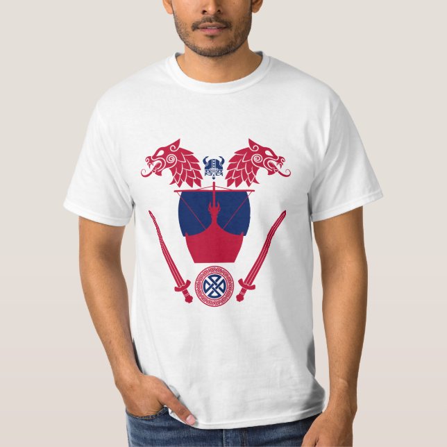 Norsk viking t shirt (Framsida)