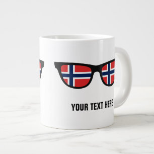 Norska anpassningsbarna muggar jumbo mugg