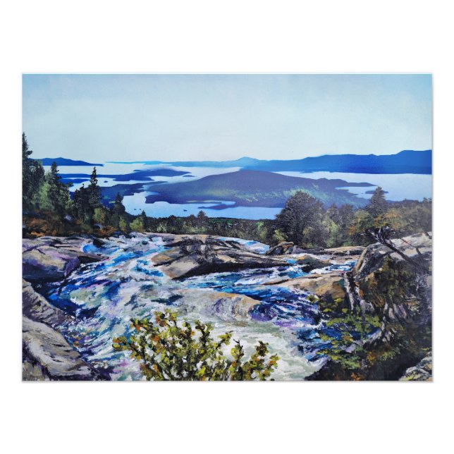 Norska berg fototryck (Framsidan)