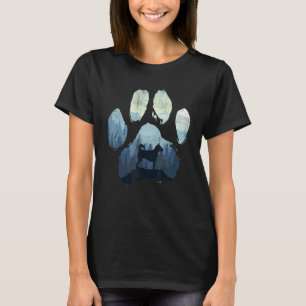 Norska bergen vid Lundehund Hund vid Mamma Pappa v T Shirt