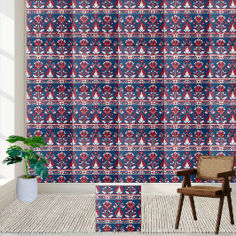Norska Blommönstret Tile Kakelplatta