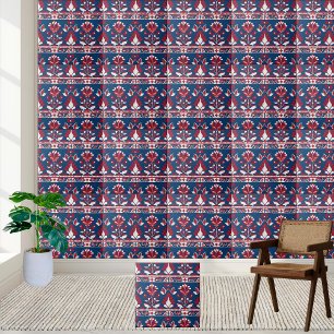 Norska Blommönstret Tile Kakelplatta