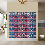 Norska Blommönstret Tile Kakelplatta<br><div class="desc">Den här plattan har ett pulserande skandinaviskt inspirerat blommönster i rött, vitt och blått. Utformningen omfattar stiliserade blommor och fåglar, som skapar en konstestetisk perfekt för att tillföra en liten bit Nordic Charm till alla utrymmen. Perfekt för kök, badrum eller dekorativa accenter, den här plattan ger ett unikt och öga-fångstande...</div>