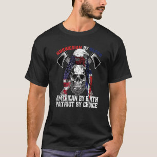 Norska efter Blood American by Birth Patriot by Ch T Shirt