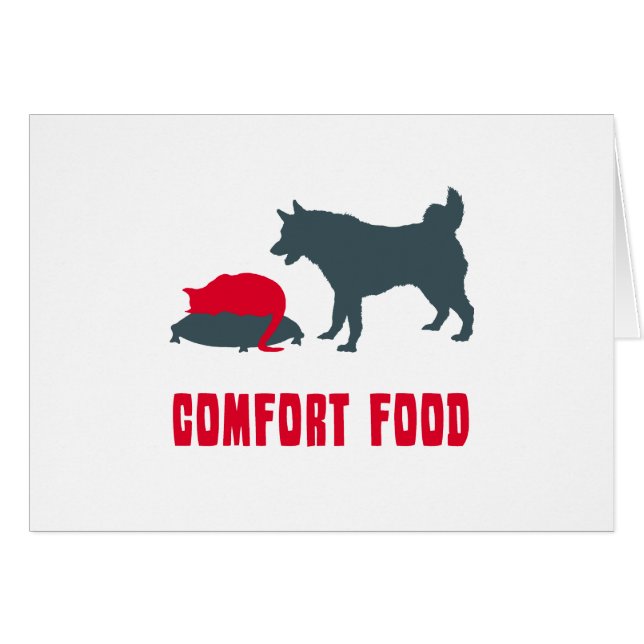 Norska Elkhound Hälsningskort (Framsidan Horizontal)