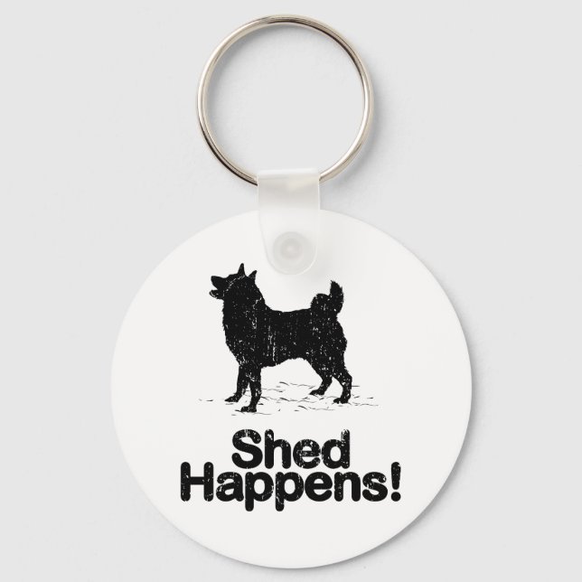 Norska Elkhound Nyckelring (Framsida)