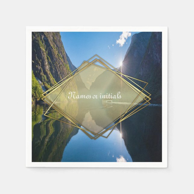 Norska Firande Pappersservett (Framsidan)