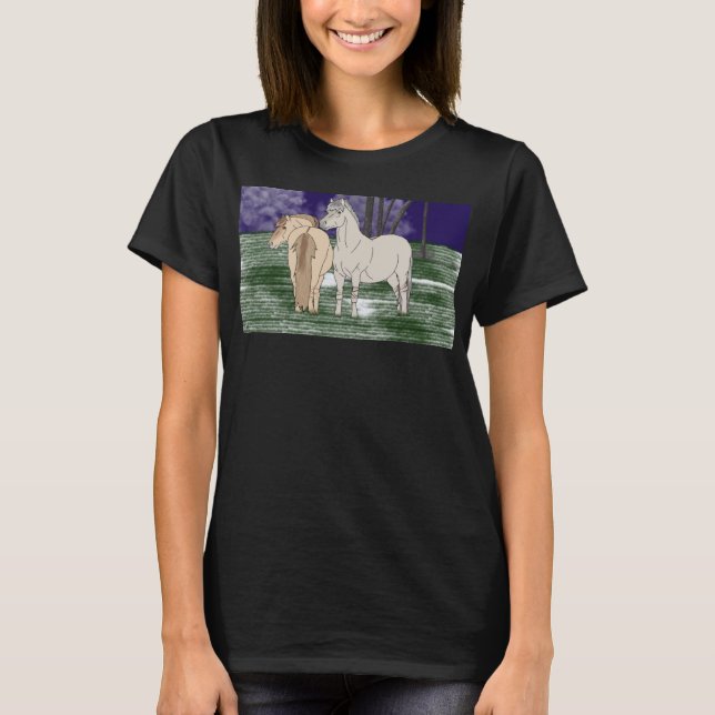 Norska Fjordhästar Tee (Framsida)
