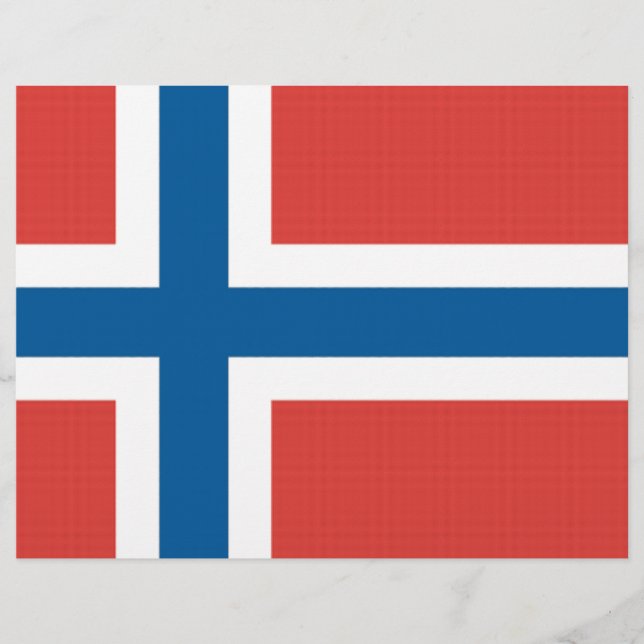Norska Flagga (Framsida)