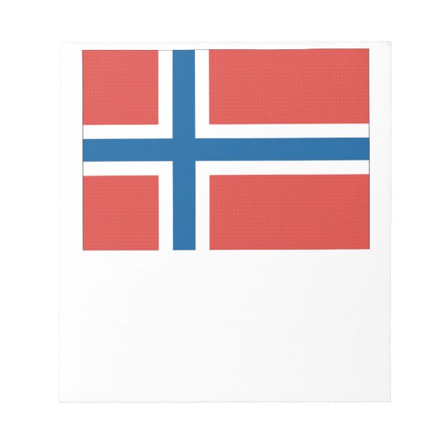 Norska Flagga Anteckningsblock (Framsida)