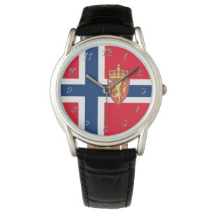 Norska flagga armbandsur