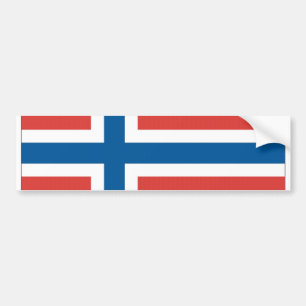 Norska Flagga Bildekal