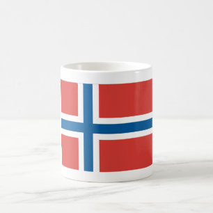 Norska Flagga Kaffemugg