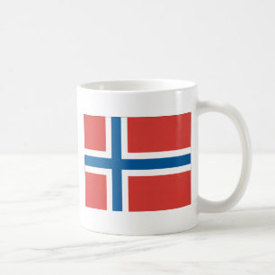 Norska Flagga Kaffemugg