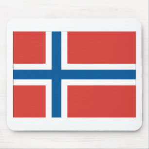 Norska Flagga Musmatta
