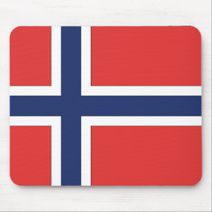 Norska Flagga Musmatta