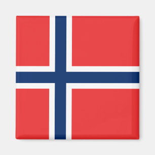 Norska Flagga (Norge) Magnet
