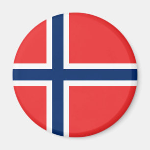 Norska Flagga (Norge) Magnet