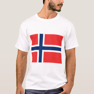 Norska Flagga (Norge) T Shirt