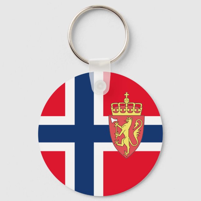 Norska flagga nyckelring (Framsida)
