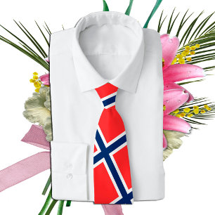 Norska Flagga- och Norge-resor, helgdag-/idrottsev Slips
