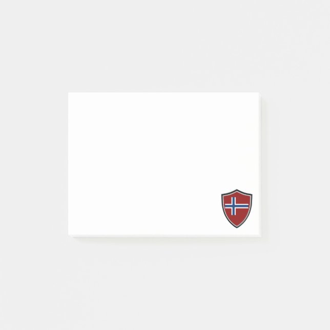 Norska flagga post-it block (Framsida)