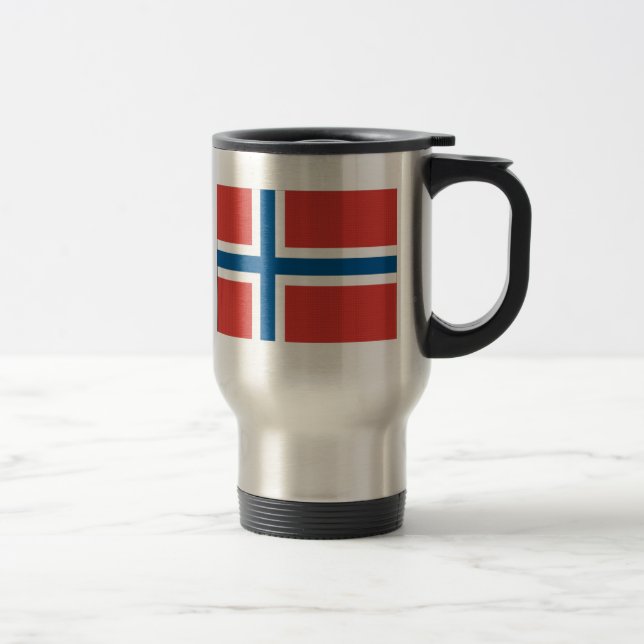 Norska Flagga Resemugg (Höger)