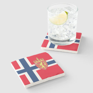 Norska flagga stenunderlägg