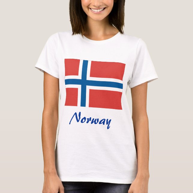 Norska Flagga Tröja (Framsida)