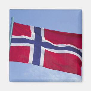 Norska flaggan RF) Magnet