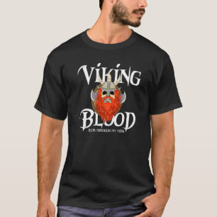 Norska flaggan Stolt Skandinavien Viking kalle Nor T Shirt
