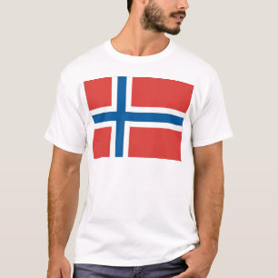 Norska flaggan t-shirt