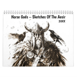 Norska gudar – skisser av Asagudarna Kalender