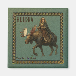 Norska Huldra Skogskvinna Magnet