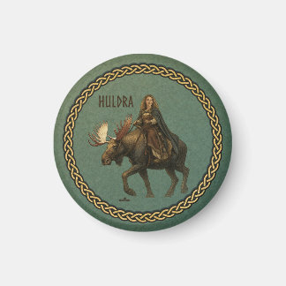 Norska Huldra Skogskvinna Magnet