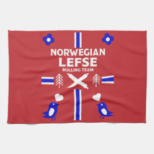 Norska lakvatten kökshandduk