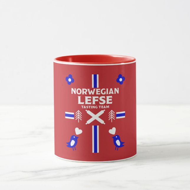 Norska Lefse Flatbröd Apron Mugg (Center)