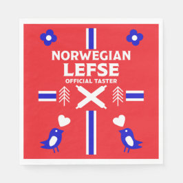 Norska Lefse Flatbröd Apron Pappersservett